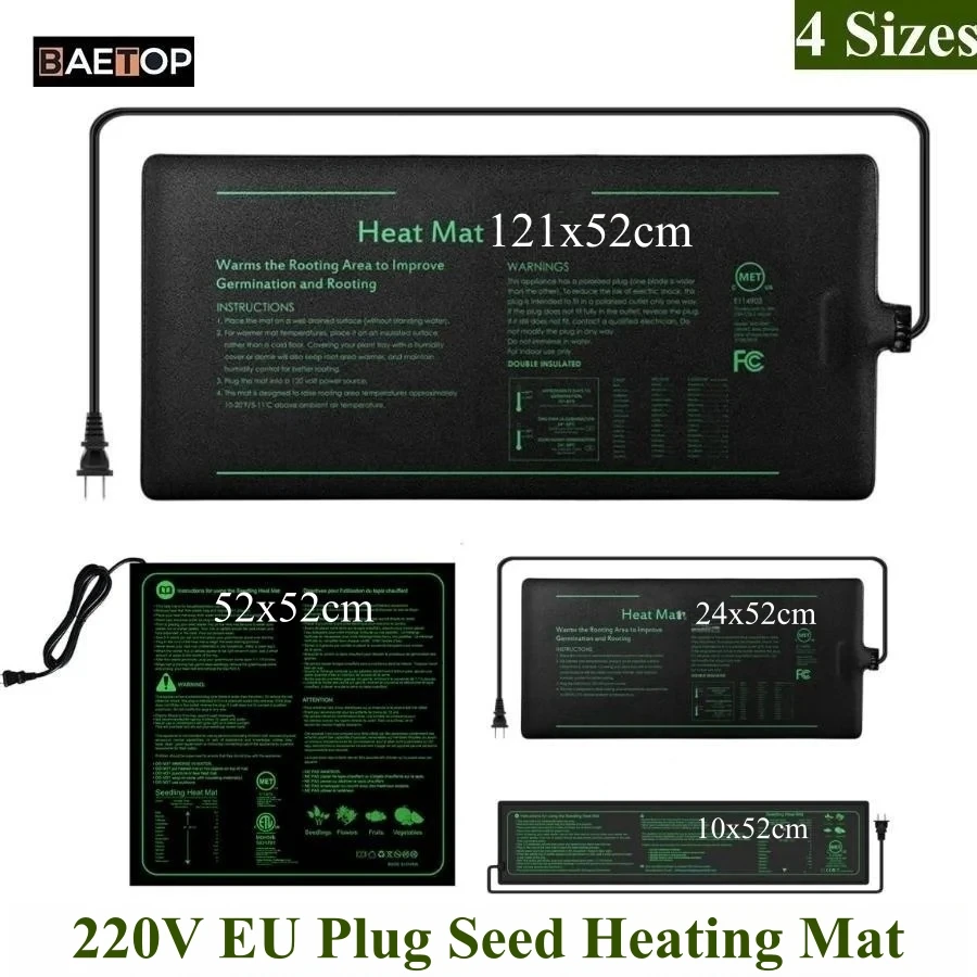 4 Sizes 220V EU Plug Seedling  - Seedling Heat Pad incelemesi ve fiyatı