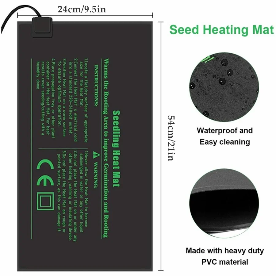 4 Sizes 220V EU Plug Seedling  - Seedling Heat Pad incelemesi ve fiyatı