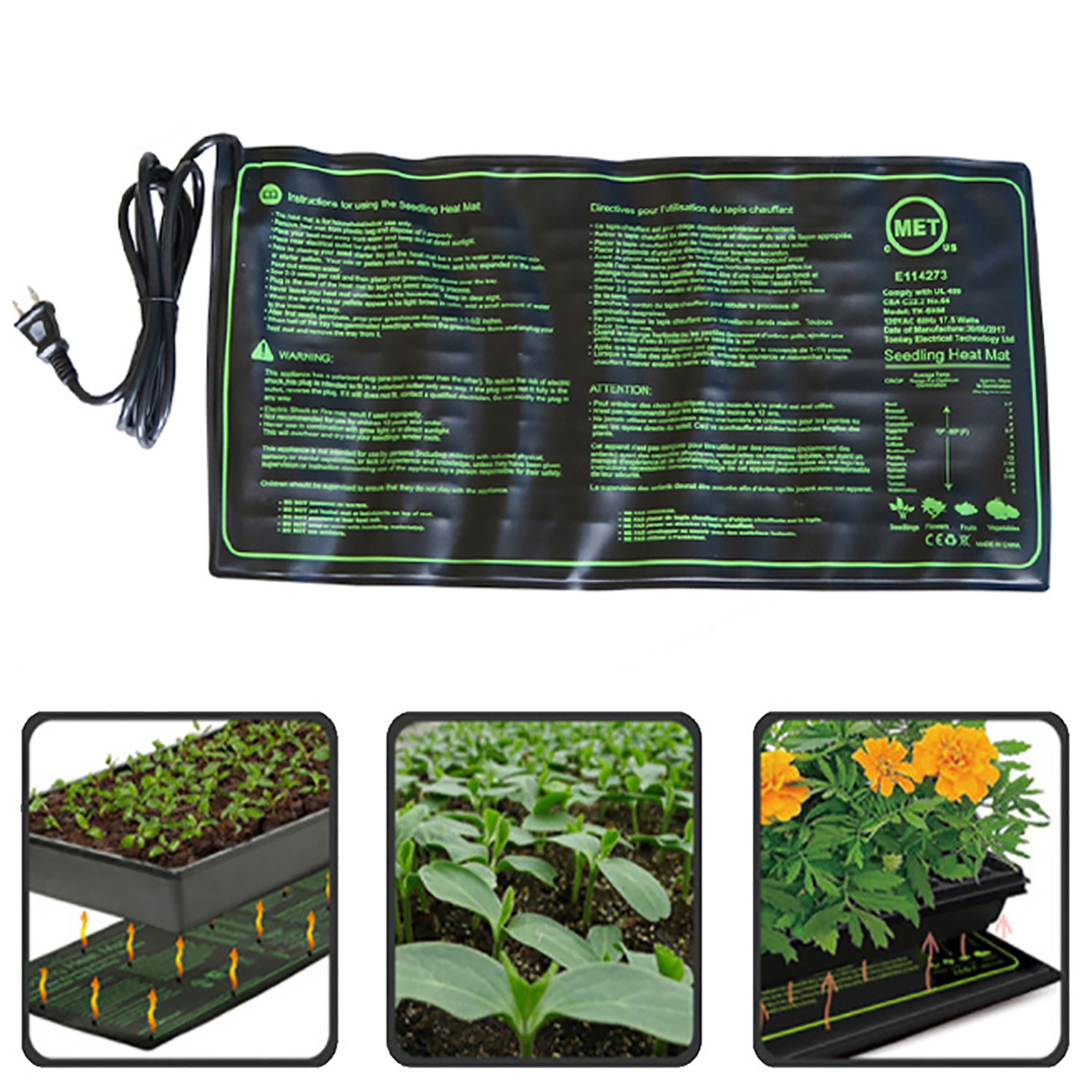110/120/220/230V Seedling Heat - Seedling Heat Pad incelemesi ve fiyatı