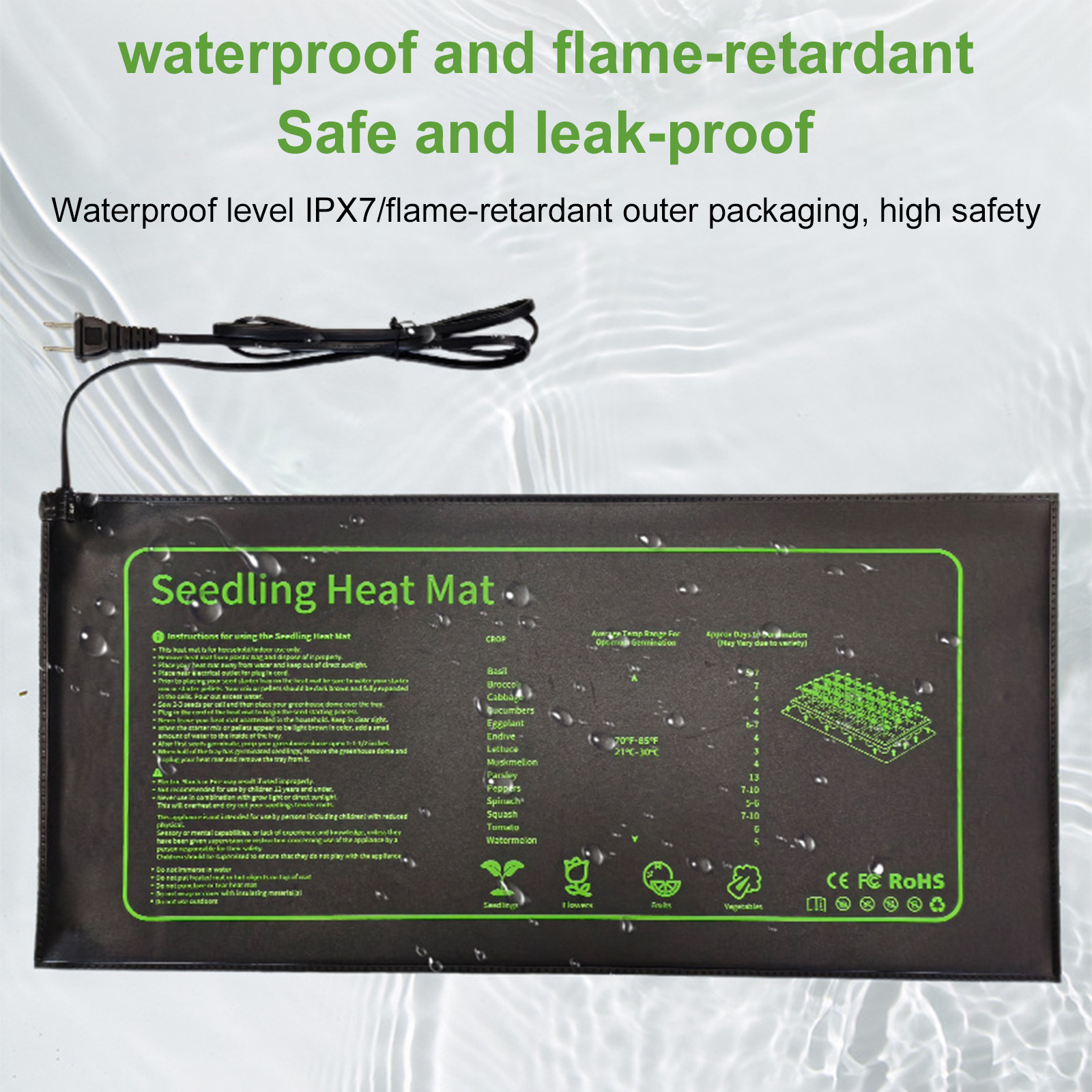 20W Plants Seedling Heating Pa - Seedling Heat Pad incelemesi ve fiyatı
