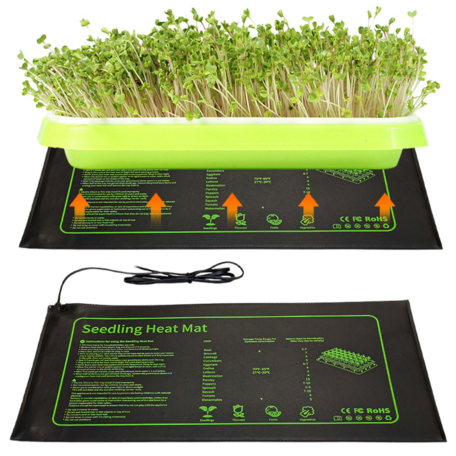 20W Seedling Heating Mat Plant - Seedling Heat Pad incelemesi ve fiyatı